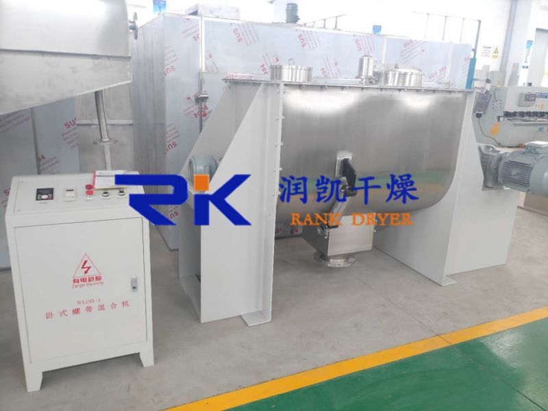 潤凱牌臥式螺帶混合機制作完工！